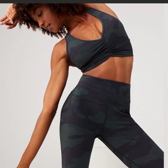 ALO Yoga CAMO High Waist VAPOR Black Gray Full Length Leggings Sz XS - Picture 7 of 16